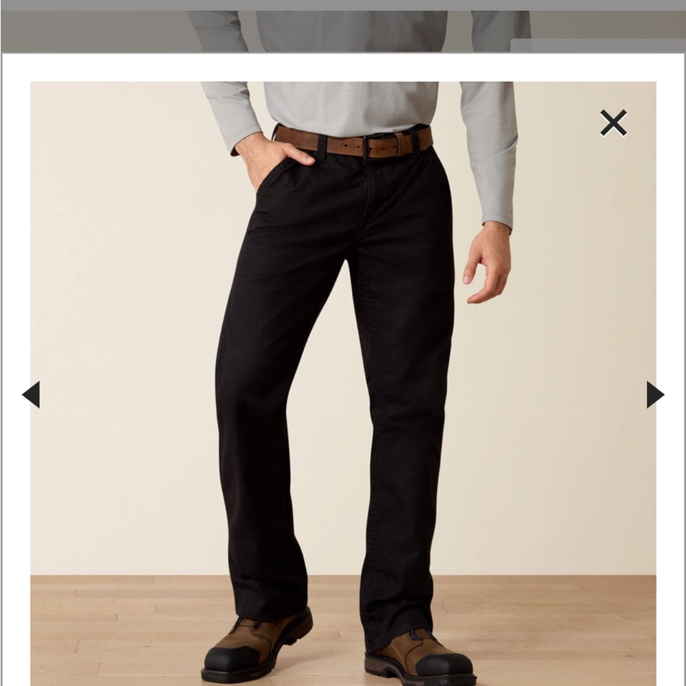 Ariat Men's Classic Black Straight Jeans